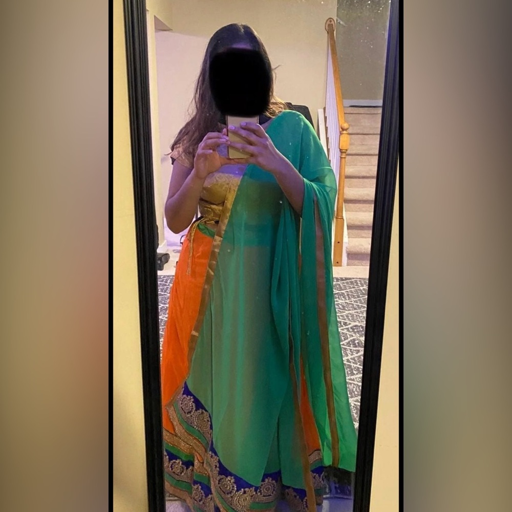 Simple Lengha/chaniya choli - Picture 3 of 3